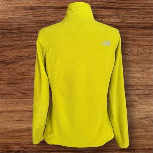 The North Face Fleece 1/4 Zip Pullover Womens Sz Large Shaped Kangaroo Pocket - Picture 2 of 11